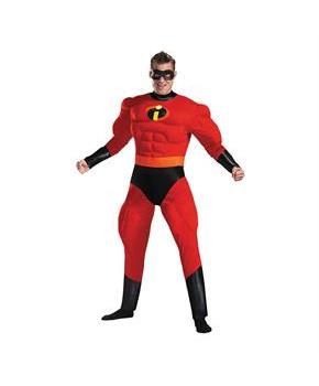 MR INCREDIBLE DELUXE MUSCLE COSTUME