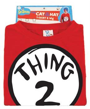 Adult Thing 2 Costume Kit
