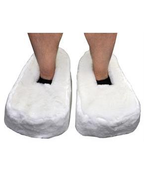 Feet Mascot White
