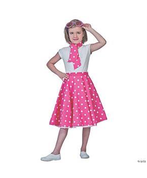 Girl's Sock Hop Skirt Costume