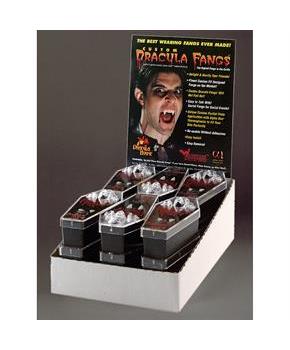DRACULA FANGS DISPLAY 12 PCS