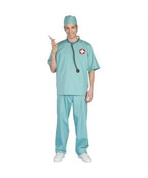 Adult Surgical Scrubs Costume