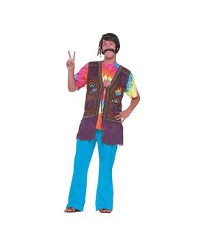 Men's Hippie Peace Vest