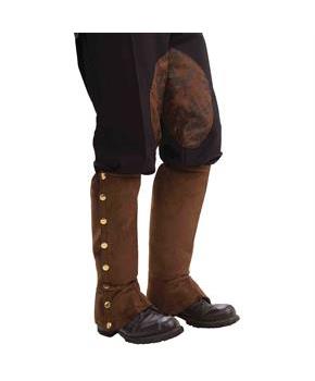 STEAMPUNK SPATS BROWN