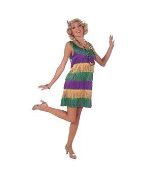Women's Mardi Gras Flapper Costume