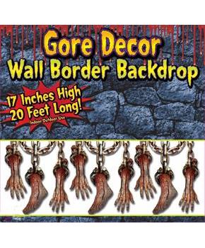 Bloody Limbs Border Decor