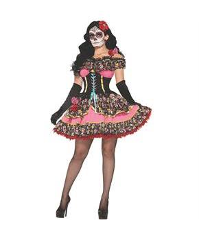 Women's Day Of The Dead Senorita Costume