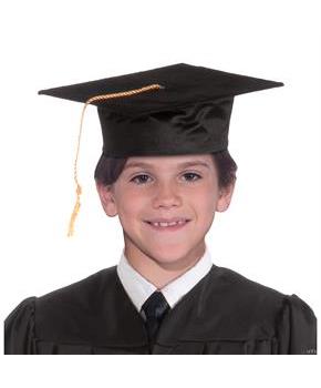GRADUATION HAT BLACK CHILD