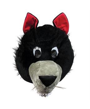 WOLF MASCOT HEAD