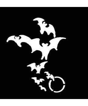 Bats & Moon Stainless Stencil