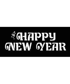 Happy New Year Stainless Stencil