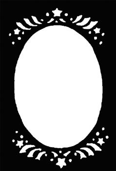 Cameo Star Brass Stencil