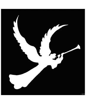 Stencil Trumpet Angel Stainless