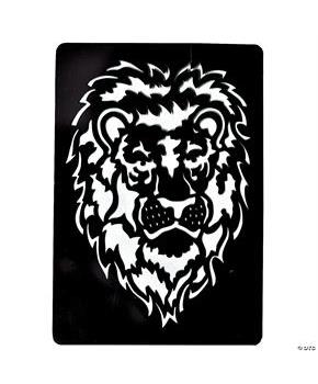 Stencil Lion