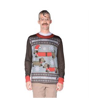 Men's Ugly Christmas Weiner T-Shirt
