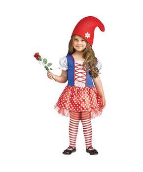 Girl's Gnome Costume