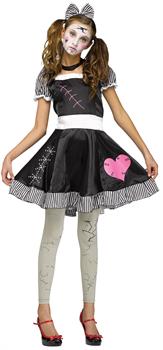 Girl's Broken Doll Costume