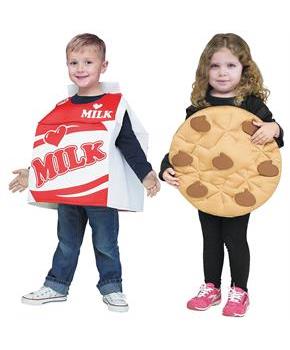 Toddler Milk & Cookie Costume