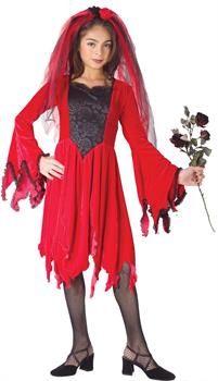 Girl's Devil Bride Costume