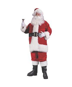 Men's Santa Premium Plush Costume