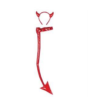Devil Set Red Leather Like