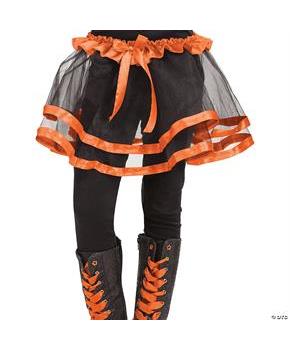 Ribbon Tutu Child Orange