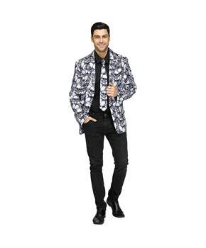 Skull Jacket Tie Adult