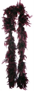 Boa 6Ft Goth Feather Burgundy