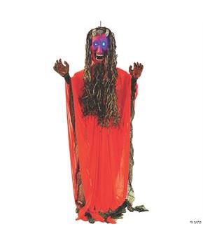Hanging Red Fanged Demon 10 Feet