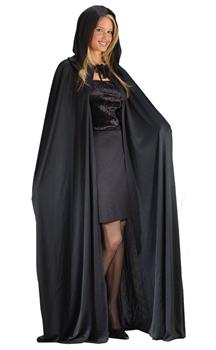 Black Hooded Cape