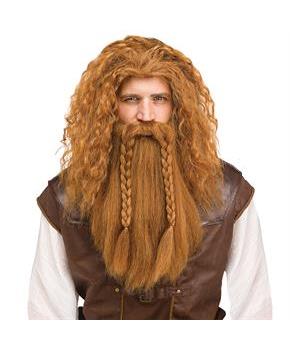 AUBURN/VIKING WIG & BEARD