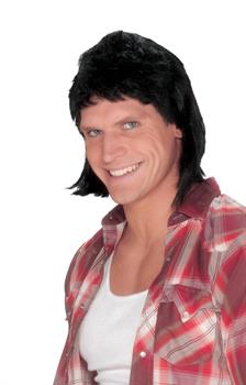 Mullet Black Wig