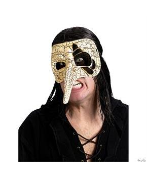 Venetian Raven Ivory Mask