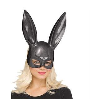 BLACK GLITTER/BUNNY MASK