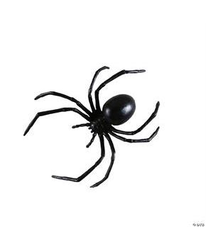 Plastic Black Widow Spider