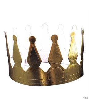 Gold Foil Crown - CostumePub.com