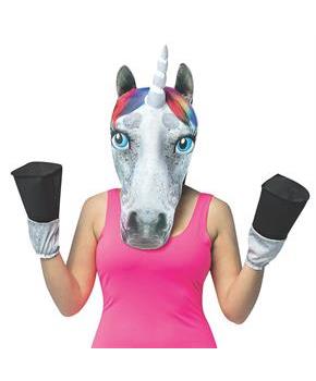 Unicorn Head with Hooves