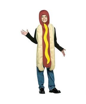 Hot Dog Teen Costume