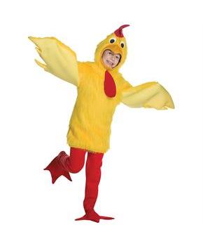 Fuzzy Chicken 7-10 Costume