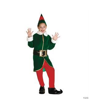 Green Elf Child Costume 7-10