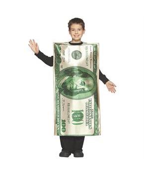 Unisex Hundred Dollar Bill Costume