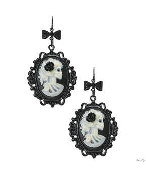 Glow In Dark Cameo Earrings
