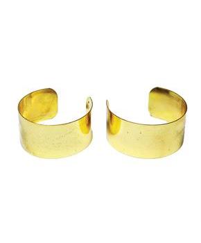 GOLD ARM CUFFS PAIR