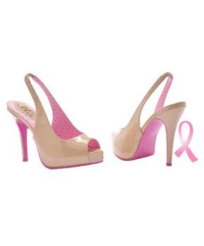 Pink Ribbon Slingback Shoe