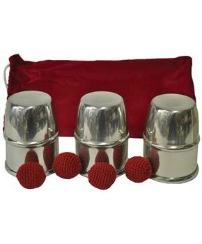 Metal Cups and Balls Set