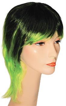 ANGLE CUT B1007 BK / GRN WIG