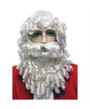 Santa Set Curly White
