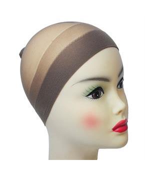 WIG STOCKING CAP DK BROWN