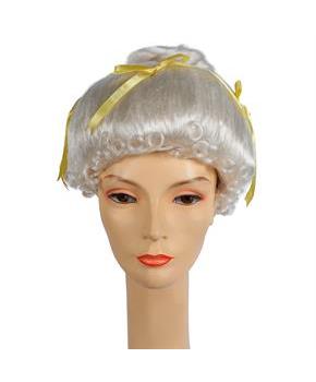 Colonial Lady Deluxe Wig with Ribbons