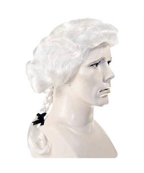 George On Dollar White Wig